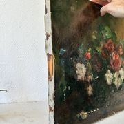 Old painting oil on canvas still life