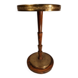 Oriental vintage pedestal table tea table