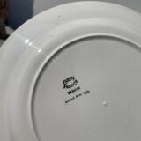 4 assiettes plates Gien floral