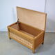 Banc coffre en rotin 1970