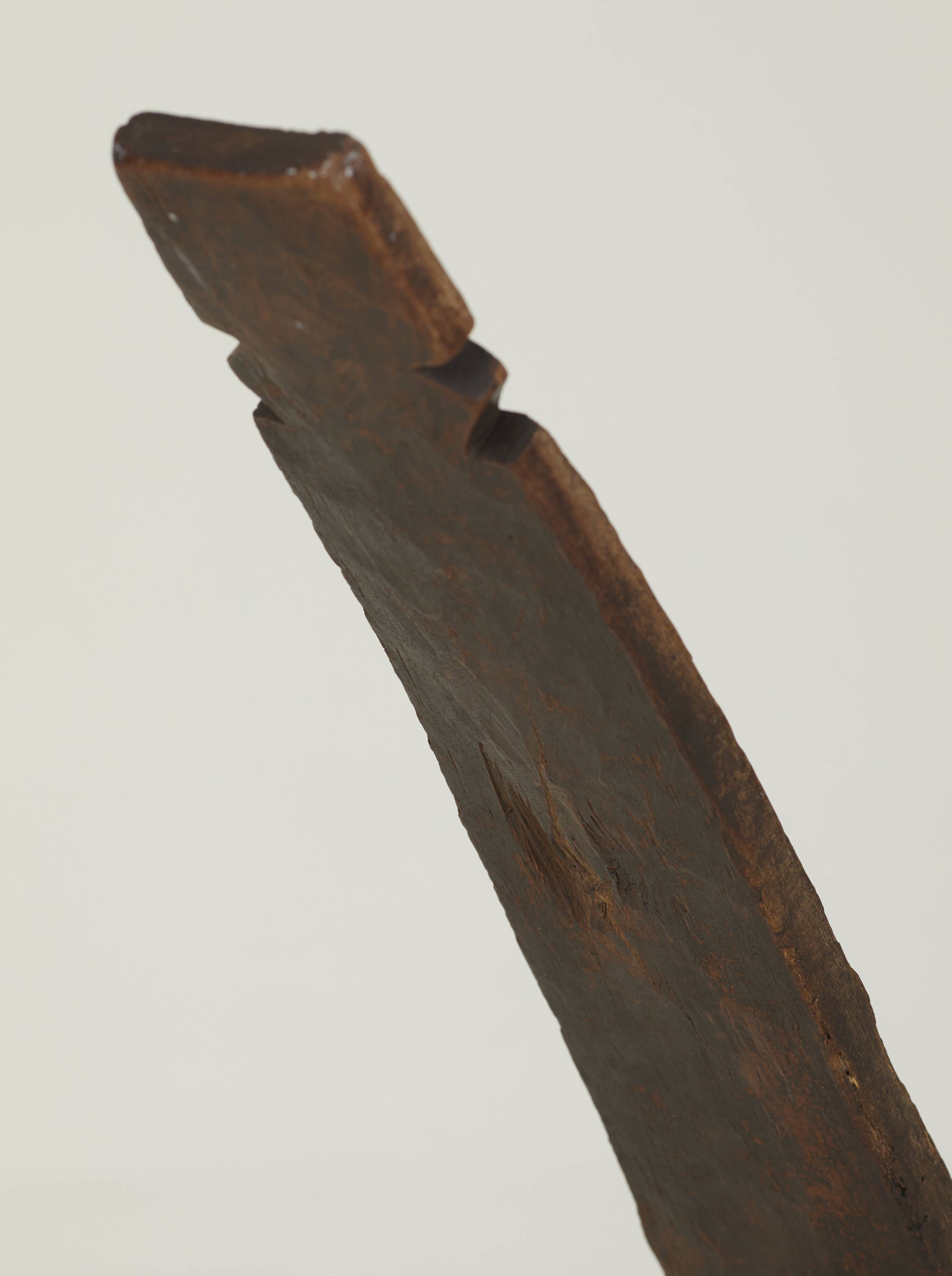 Vintage West African monoxyl wooden chair Lobi / Stargazer Circa 1950
