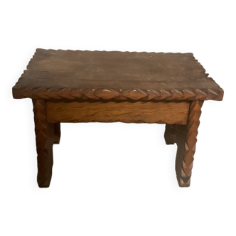 1950s wooden stool