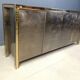 Vintage brass credenza by Belgochrom, 1970s
