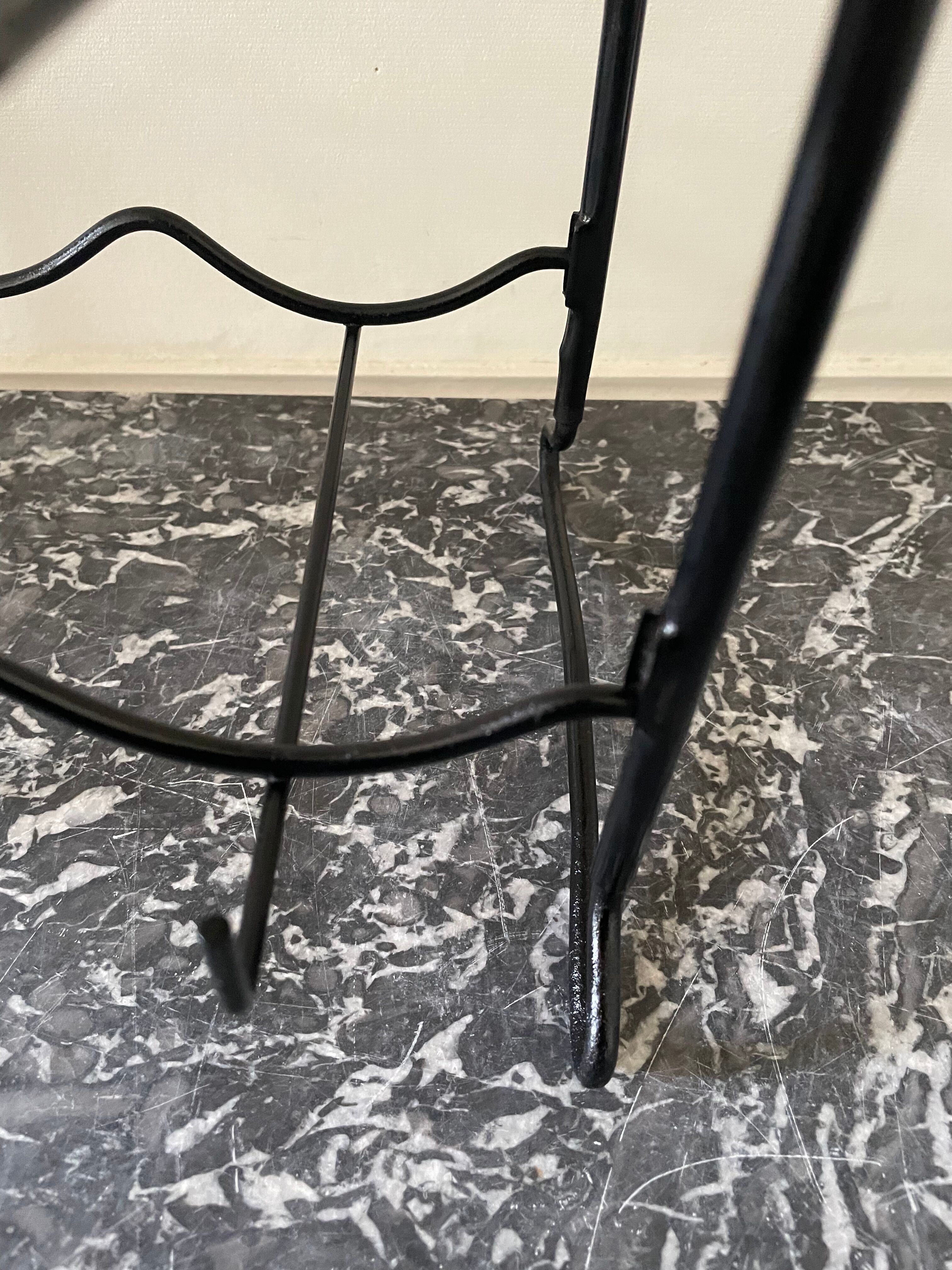 Vintage black bottle holder