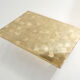 Belgian coffee table in engraved brass signed Christian Krekels 1970