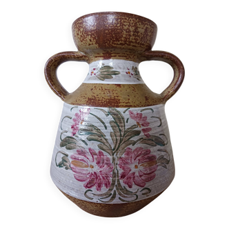 Keraluc stoneware vase Quimper