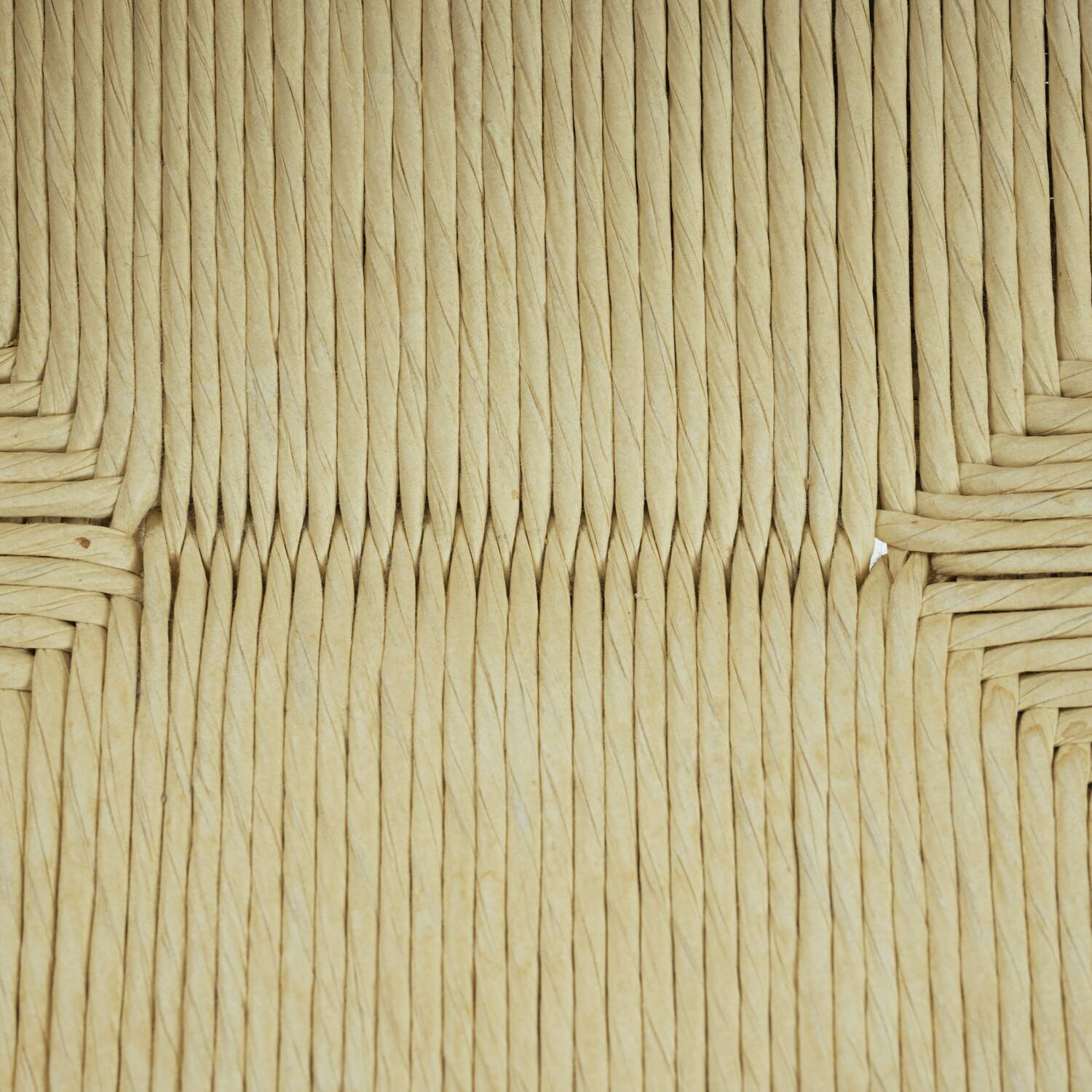 Walnut Molteni & C dining chairs with papercord seating, Italy, 1990s