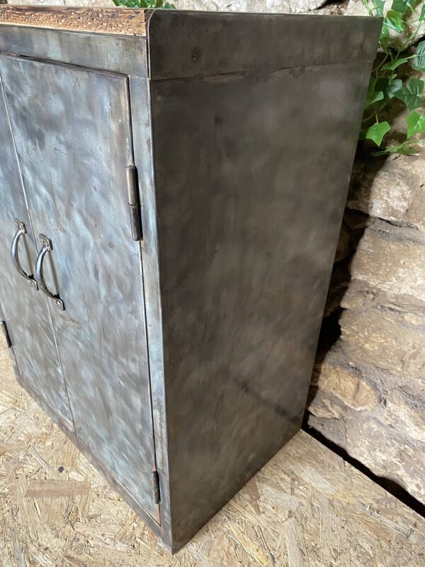 Meuble d’atelier métallique deux portes e