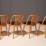 Set of Four Wooden Chairs | Antonín Šuman, 20th Century
