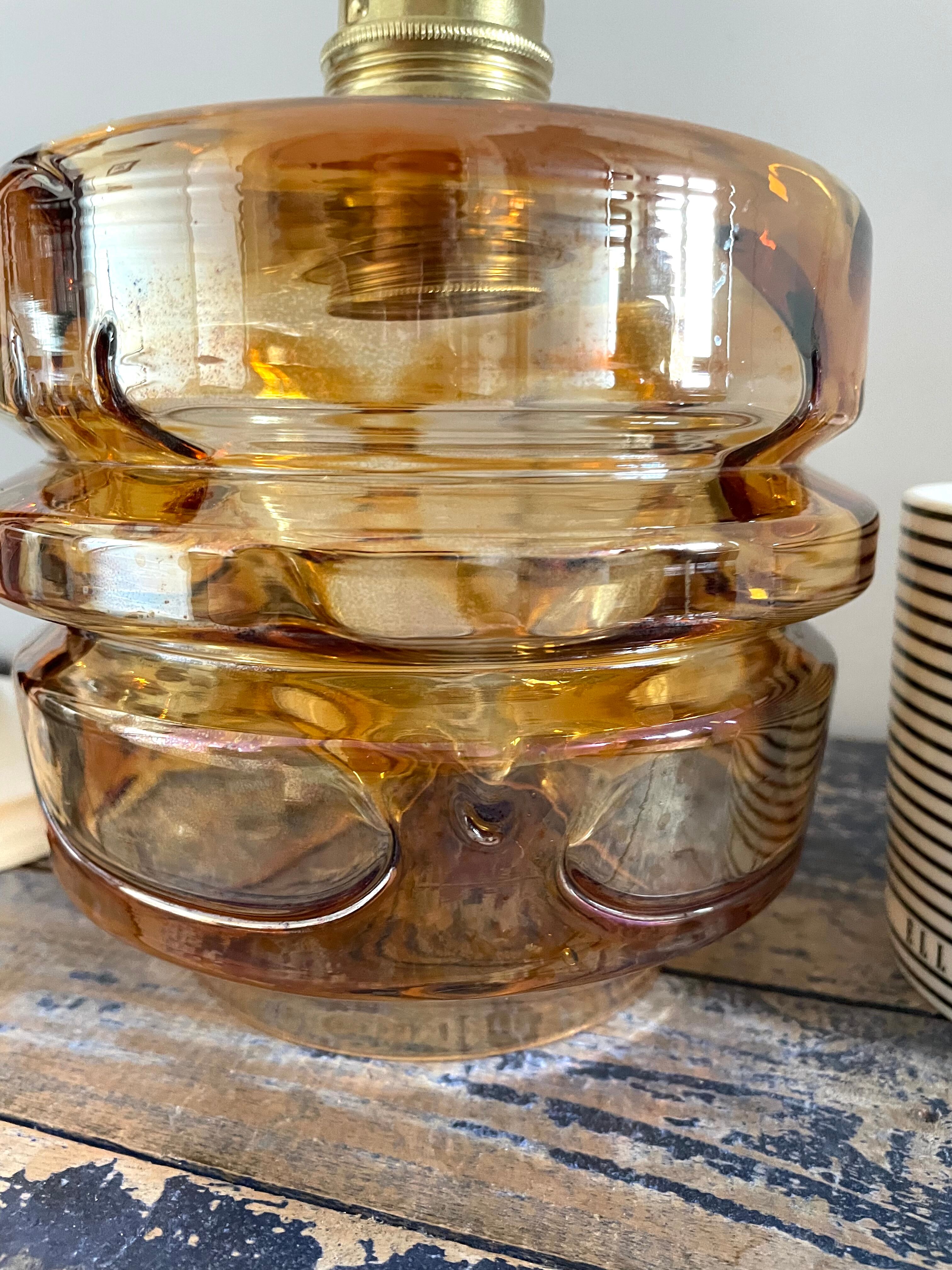Vintage murano glass pendant lamp