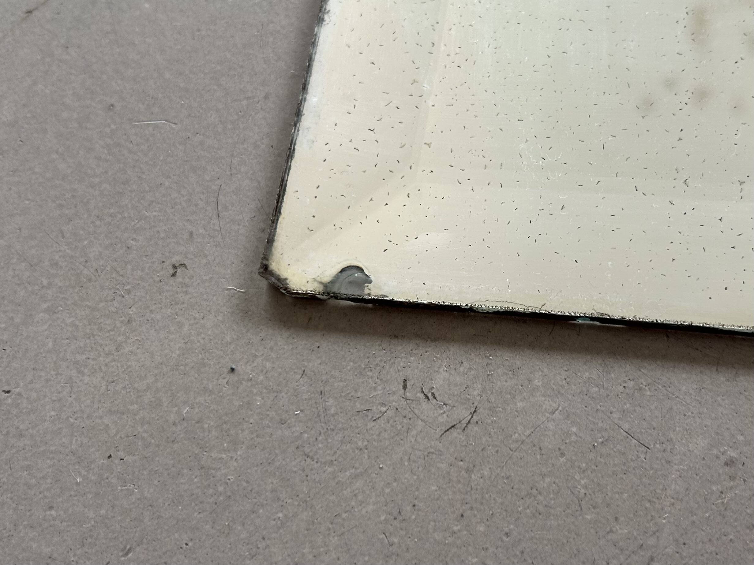 Antique bevelled mirror 48x144