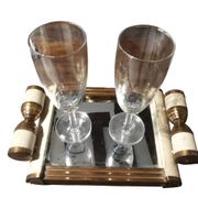 Art deco cocktail tray