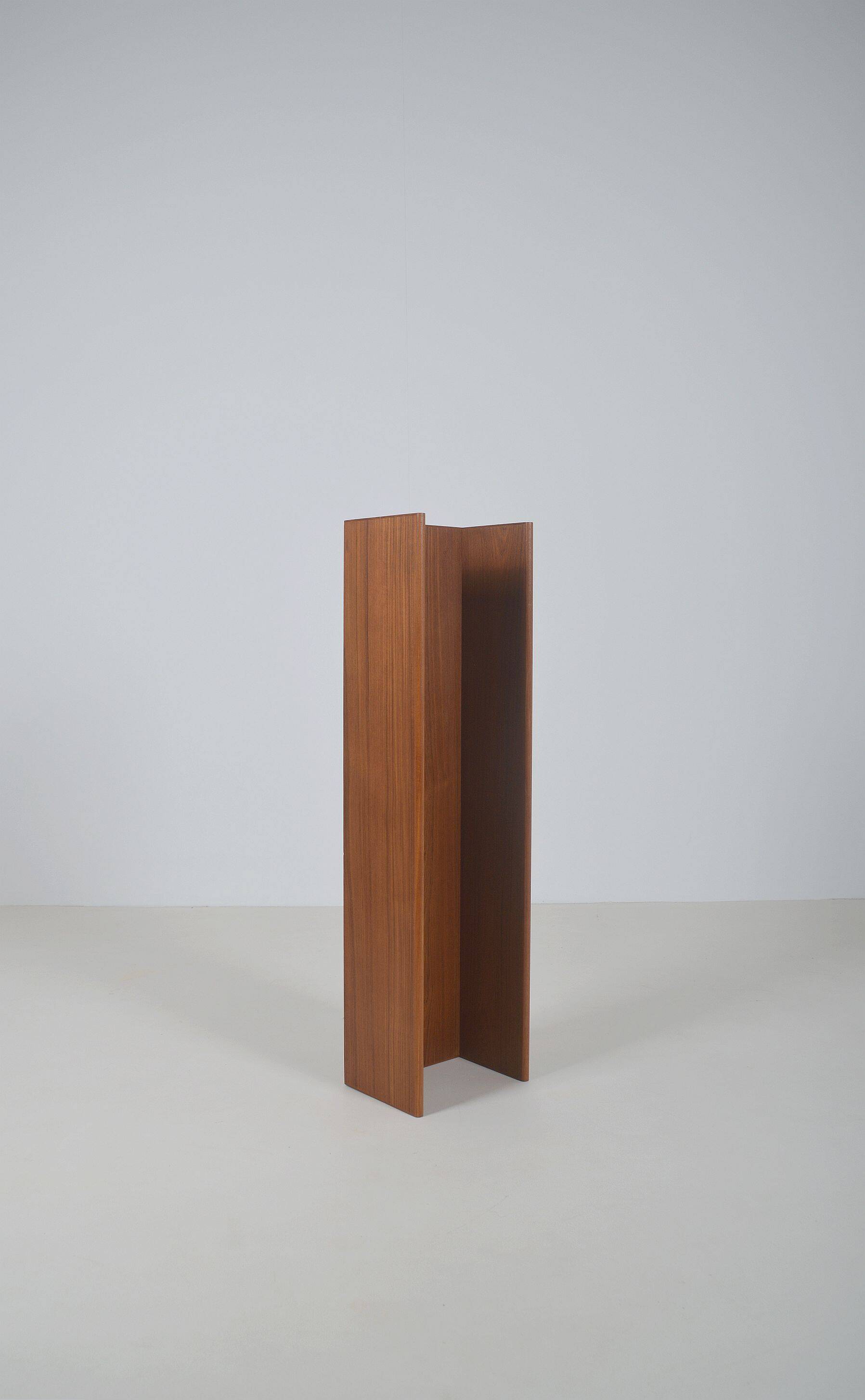Danish wall shelf in solid teak, 1970s