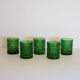 Set of 5 whiskey glasses 70s