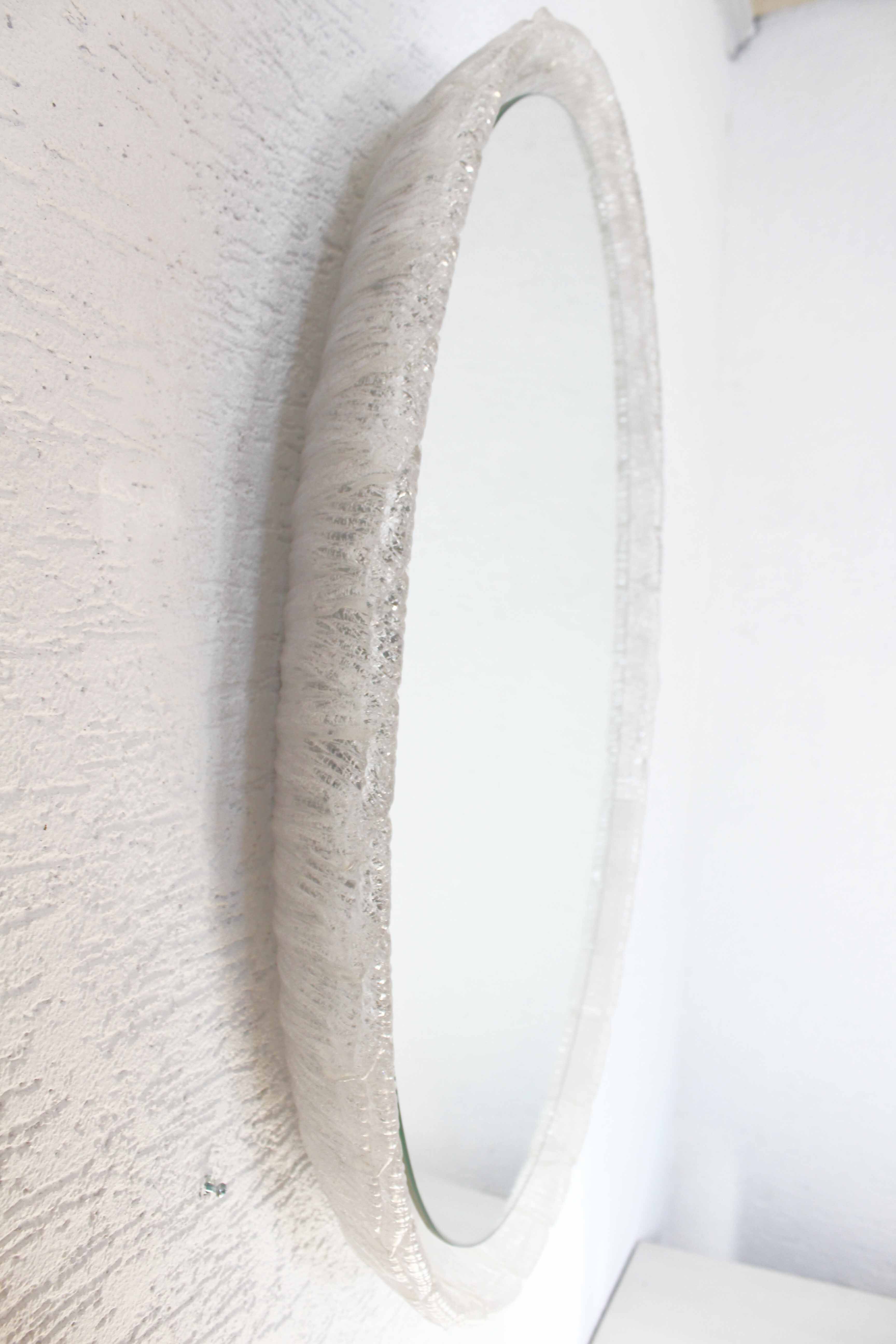 Vintage illuminated mirror, 87x57 cm
