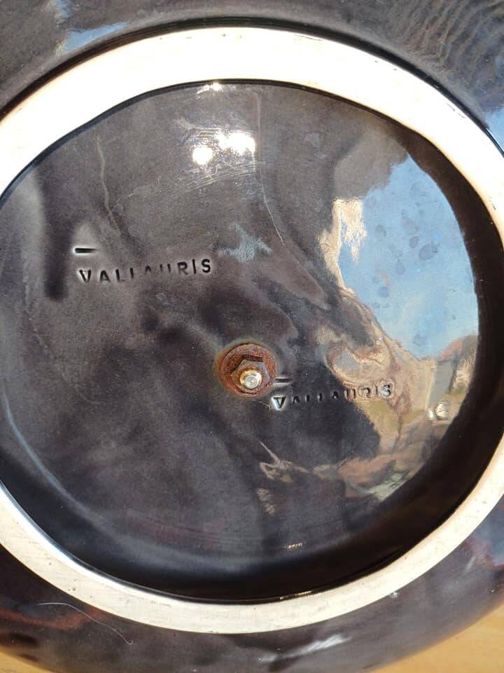 Vallauris orange cheese set