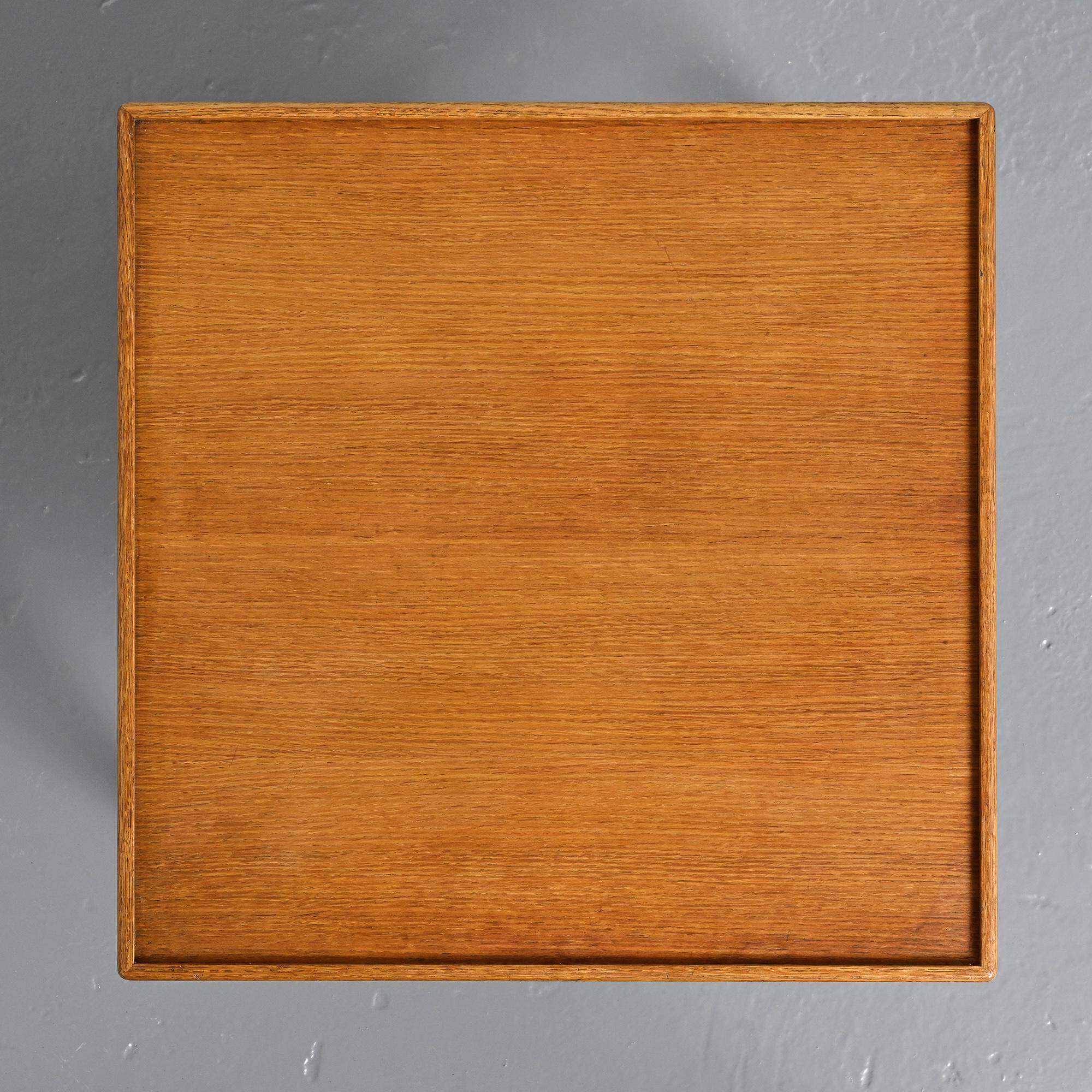 Coffee table with tapered legs, France, circa 1950-1960.