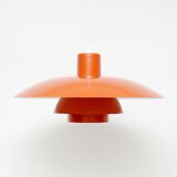 Orange PH 4/3 lamp, P. Henningsen for Louis Poulsen, Denamrk 1960's