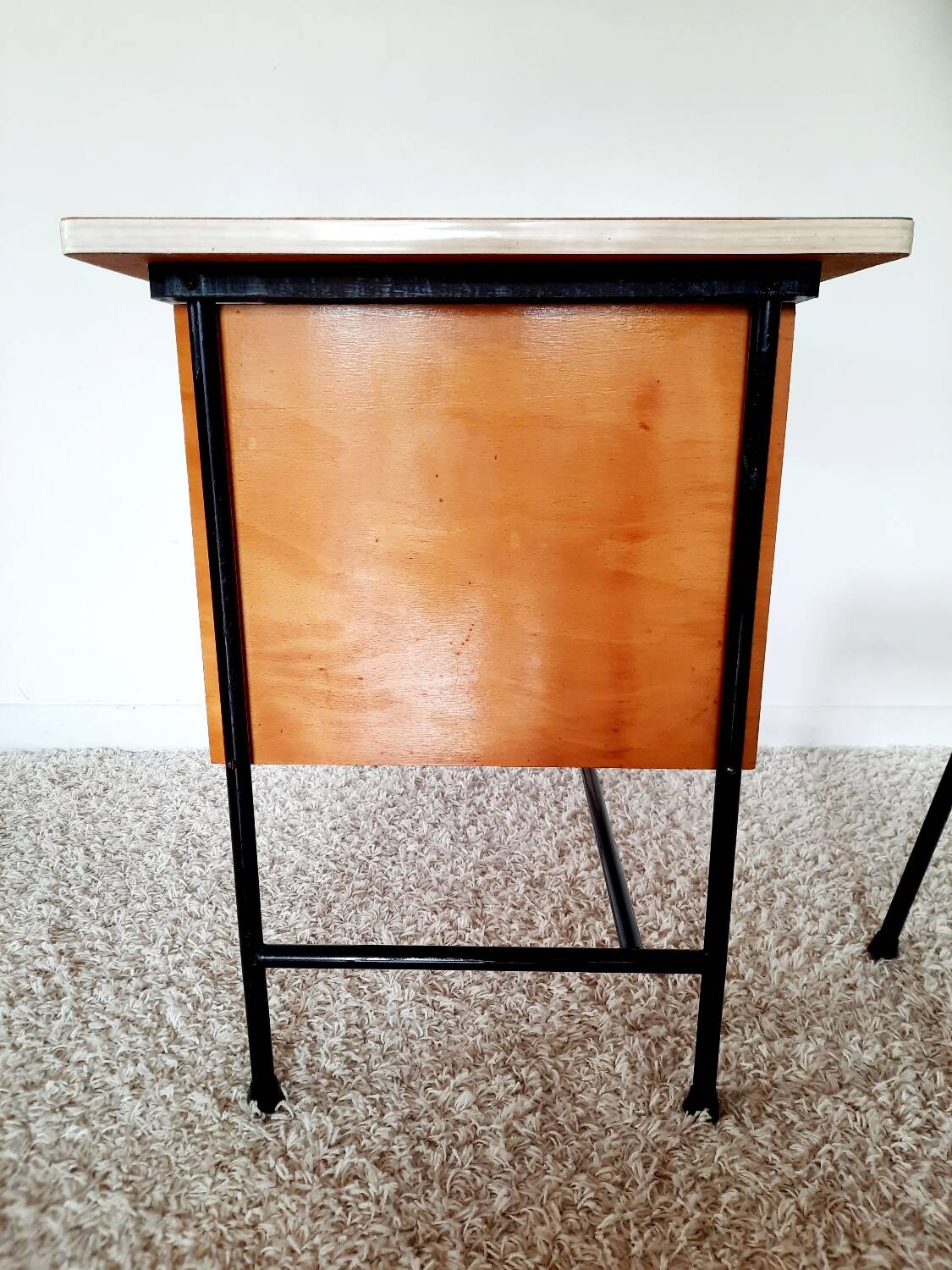 Bureau bois vintage années 50s