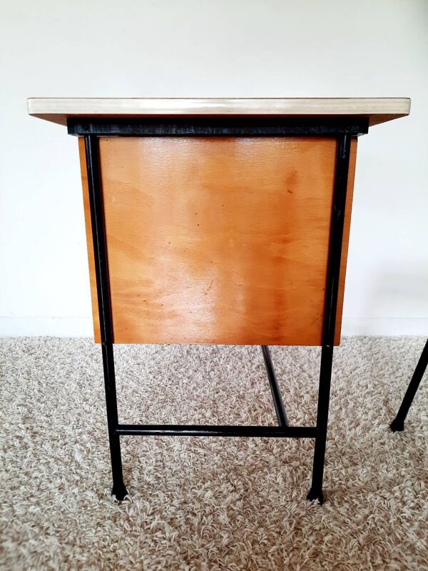Bureau bois vintage années 50s