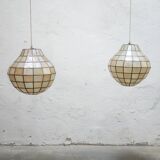 Vintage mother-of-pearl pendant lamp