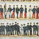 Gravure • Uniformes des Grandes Ecoles • Affiche originale et vintage de 1898