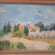 Oil on panel signed-landscape
