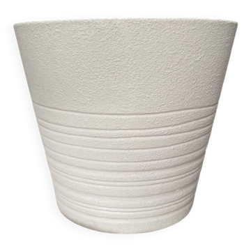 Cache-pot texturé beige