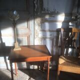 Cherry wood side table from the 60s/70s