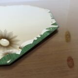 Large bevelled octagonal mirror to be placed, 1940s.