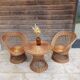Salon de jardin en rotin