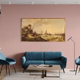 Seascape Painting From The Second Half Of The 19th Century