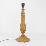 Murano lamp foot with twisted column barrel 1960
