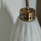 Graphic Italian opaline pendant light