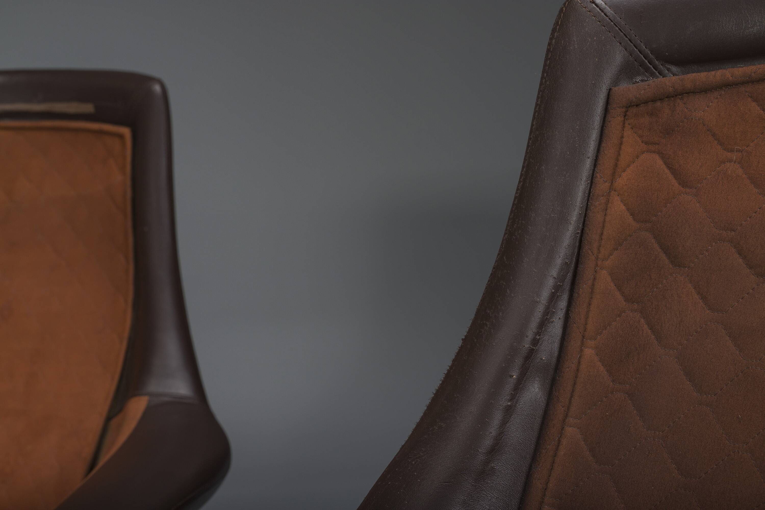 Scandinavian Swivel Armchairs by HW Klein for Bramin, 1960s, Set of 4