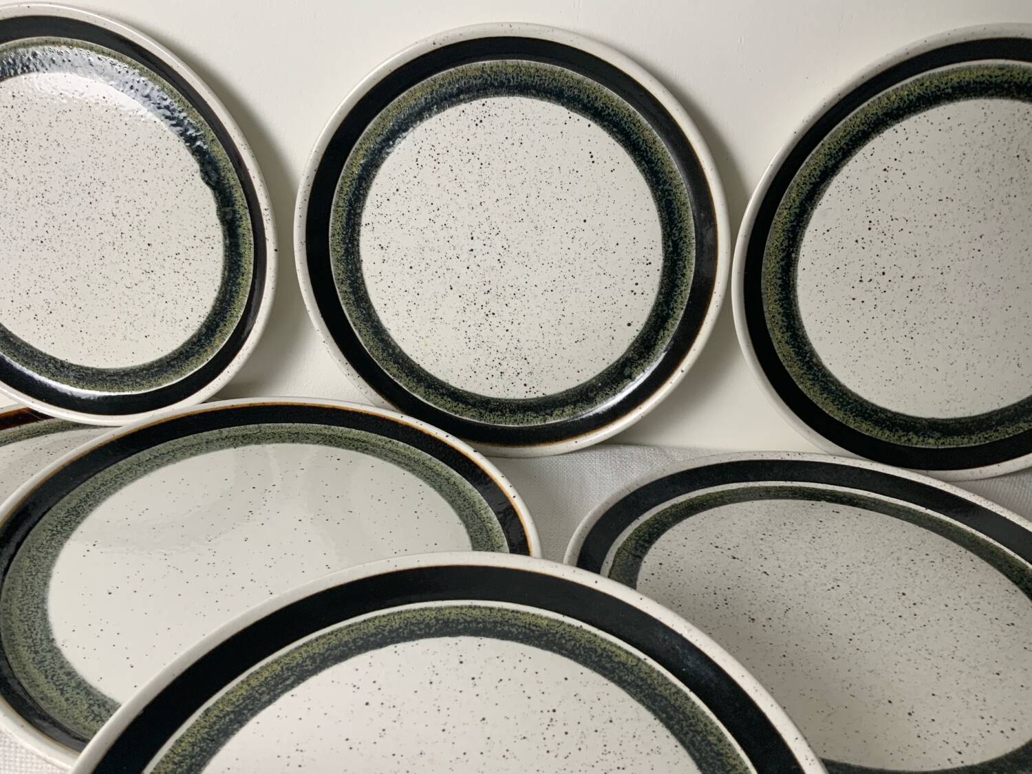 12 Vintage Dessert Plates