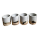 4 gobelets la Colombe Vallauris