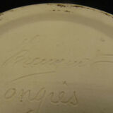 Bonbonnière en grès Breugnot signée Congrès Bordeaux 1972