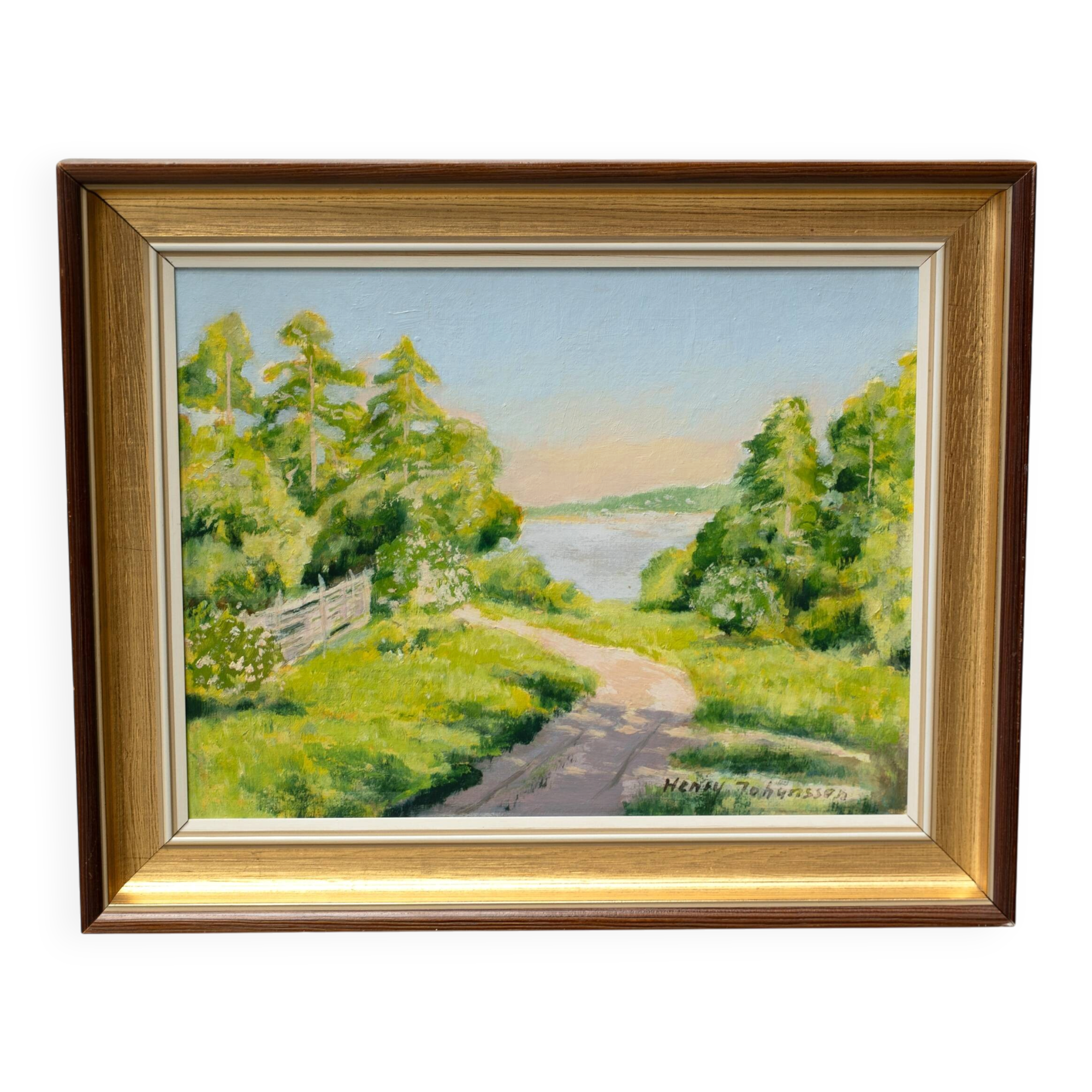 1970's Swedish painting by Henry Johansson
