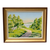 1970's Swedish painting by Henry Johansson