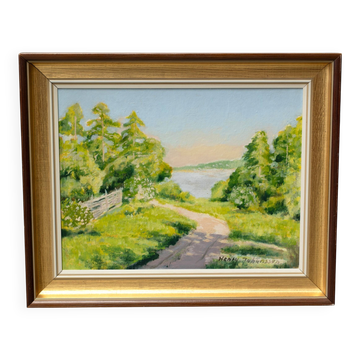 1970's Swedish painting by Henry Johansson