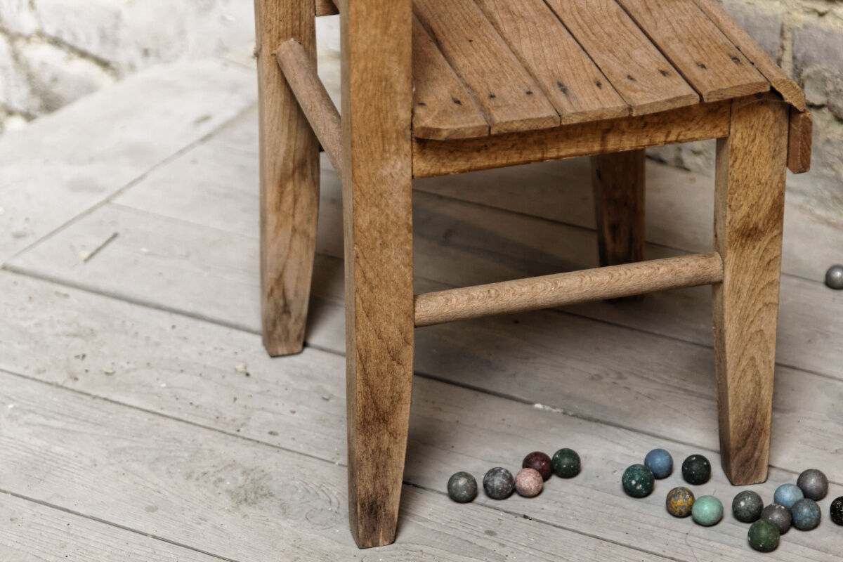 Former wooden child chair