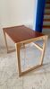Table basse bois exotique vintage
