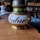 Pot à tabac en porcelaine de Paris