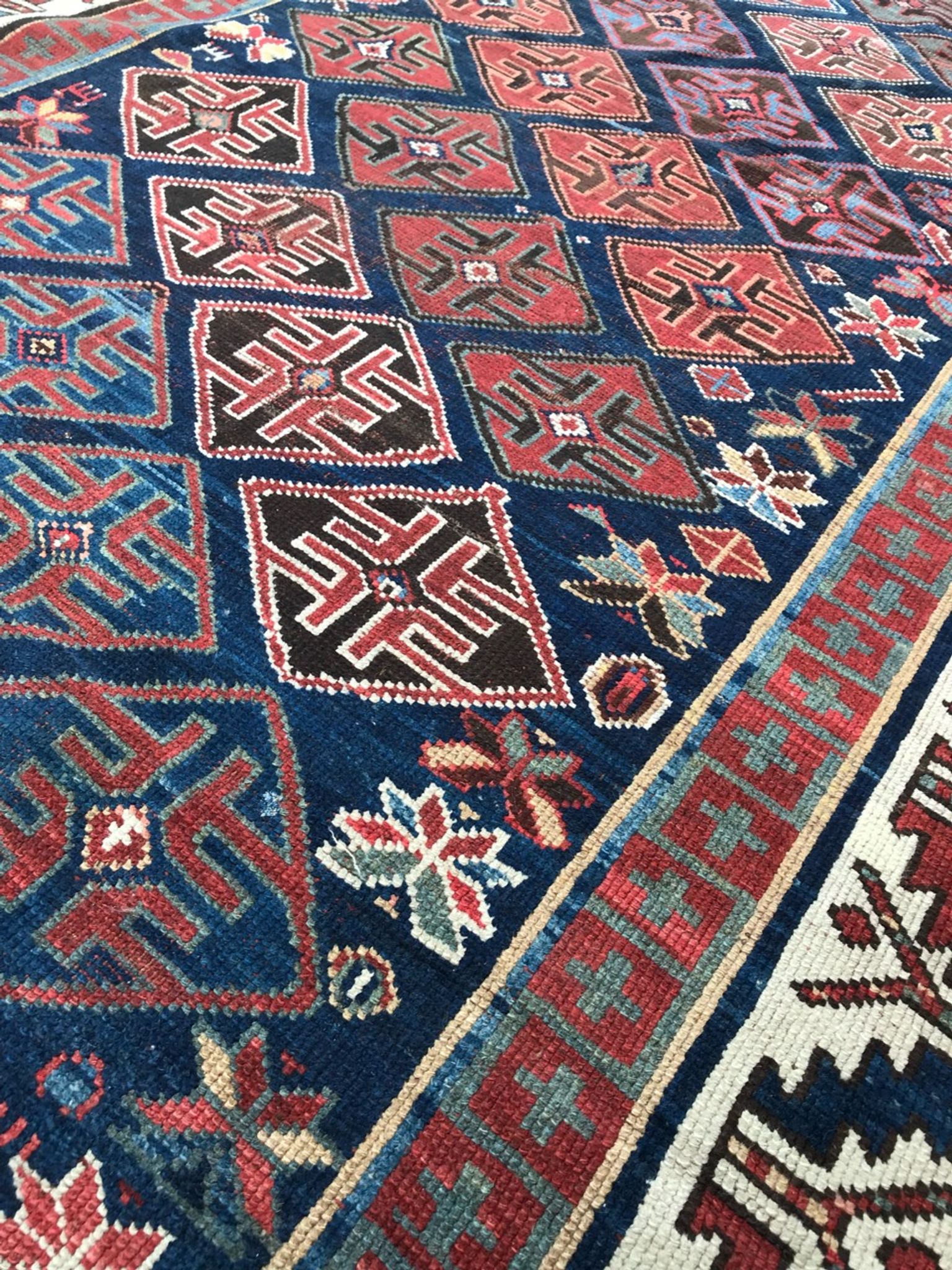 Ancient carpet northwest of Iran 139x284 cm