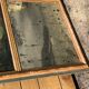 Trumeau mirror painting scene gallant gilded wood