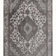 Tapis gris surteint fait à la main tapis de salon en laine orientale - 280x296cm