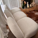 Sofa 3 places rounded shape