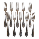 10 Frionnet François silver-plated table forks