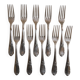 10 Frionnet François silver-plated table forks
